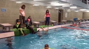 Водные лыжи. Тренировка в бассейне