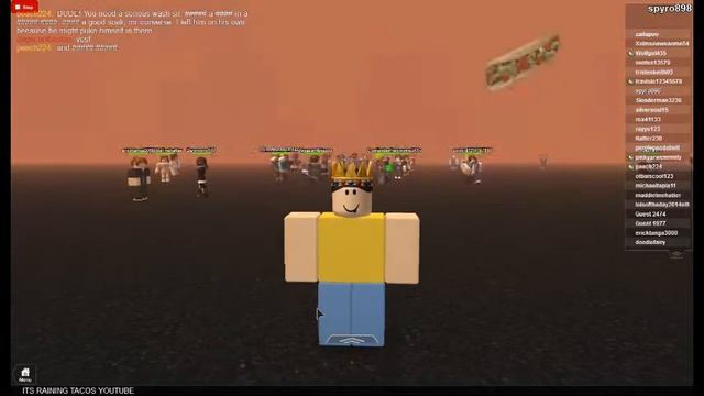 ITS RAINING TACOS ( a roblox video ) смотреть онлайн