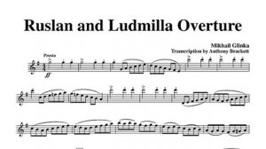 Glinka - Ruslan and Lyudmilla Overture