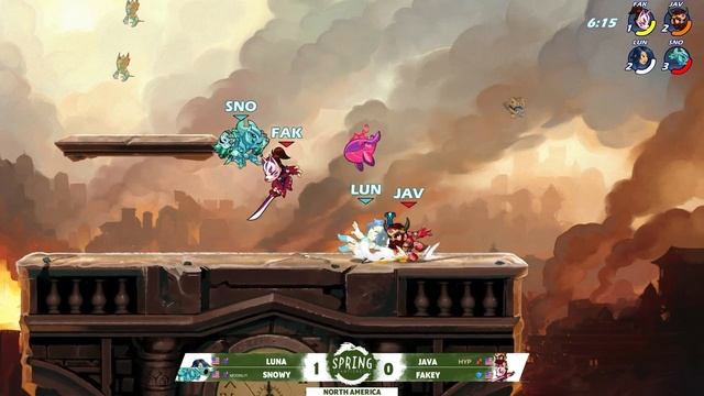 Luna & Snowy vs Java & Fakey - Top 12 - Spring Championship 2023 - NA 2v2 смотреть онлайн