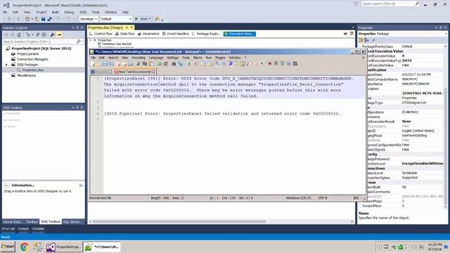 Error Solution - DTS_E_CANNOTACQUIRECONNECTIONFROMCONNECTIONMANAGER смотреть онлайн