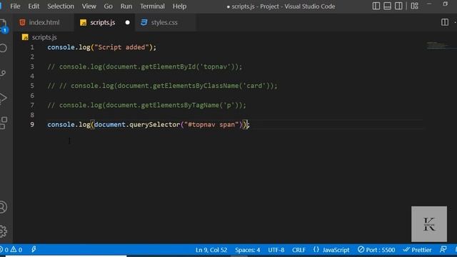#30 QUERY SELECTORS - JAVASCRIPT COURSE IN URDU HINDI