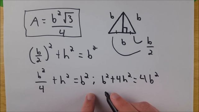 Proof: Equilateral Triangle Area Formula смотреть онлайн