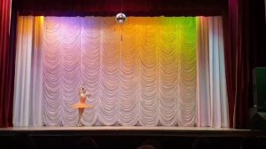 Шемануева Анастасия, средняя группа(14 лет),Клас.танец, соло, Вставная вариация из балета "Дон Кихо