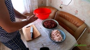 Охота в Сибири на косулю сибирскую. Колбаса домашняя из мяса дикой косули, всё просто и  вкусно.