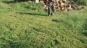 OLEO MAC 755 MASTER,3mm -es?️damillal,fűben!