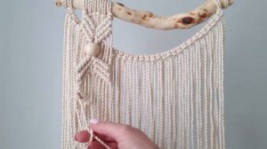 macrame wall hanging tutorial. панно макраме