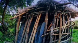 【4K】Footage | Tanene, Guinea - A traditional Village in West Africa 2019 .: Aerial Drone Birds View