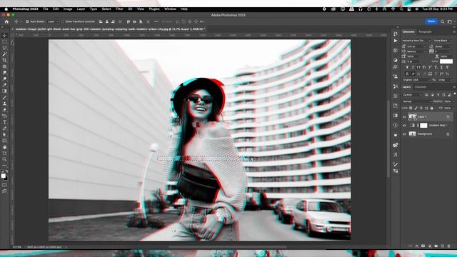 How to create Glitch Effect in Photoshop | Photoshop Effects смотреть онлайн