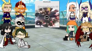 MHA | Pro Heroes react to AKATSUKI as Villian League