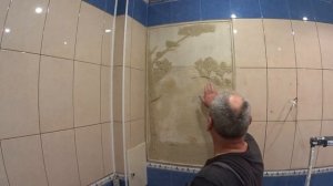 в ванной вместо плитки....