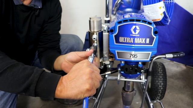 Graco Ultra Max II 795 - Zwei Schläuche und Pistolen anschließen смотреть онлайн