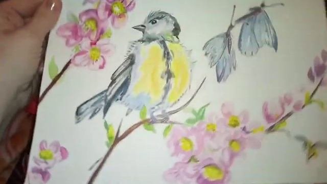 Учусь рисовать / Мои первые рисунки/Смешанные техники рисования
