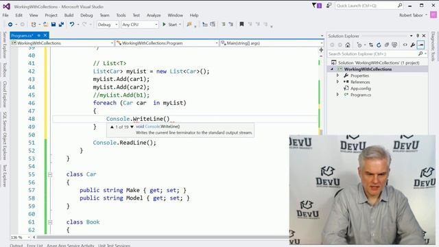 C# Fundamentals for Absolute Beginners  19 Working with Collections