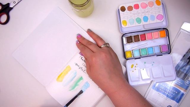 Watercolor With Pastel Dreams Palette from Prima Marketing Confections смотреть онлайн