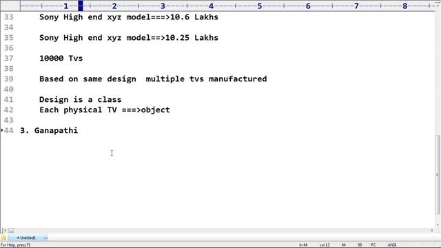 Advanced Python || OOPs:Class,Object and Reference Variables in Simple Way||by Durga On 09-07-2018