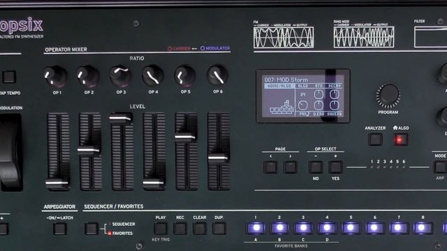 Korg opsix - Algorithm modes смотреть онлайн