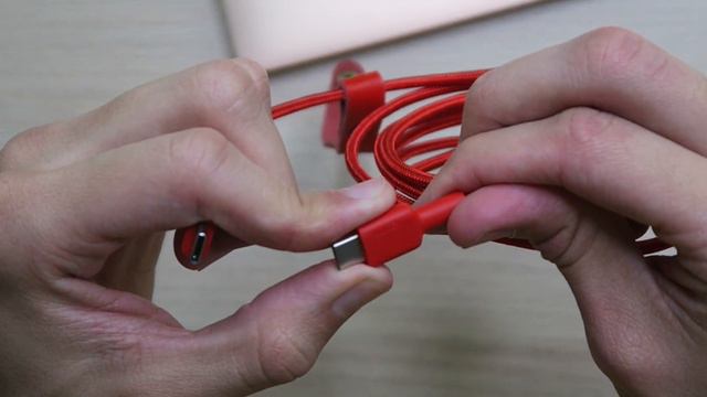 UNBOXING | AUKEY Braided USB-C to USB-C Cable (6.6ft, Red) For MacBook смотреть онлайн