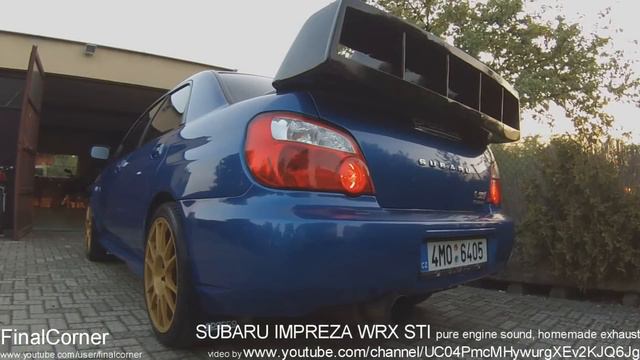 Loudest Subaru Impreza WRX STi Blobeye 2003 2004 2005 exhaust sounds