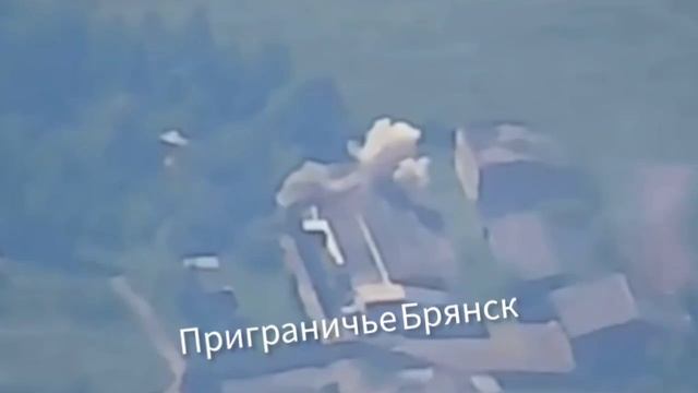 Заявлено как удар по складу БК ВСУ в Сумской области/Strike at the AFU warehouse in Sumy region