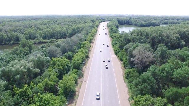 Уральск.Вдоль по улице Чагано-Набережная. смотреть онлайн