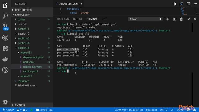 Hands-On Kubernetes & Docker for Distributed Apps:Kubernetes Pod ReplicaSet Deployment|packtpub.com смотреть онлайн
