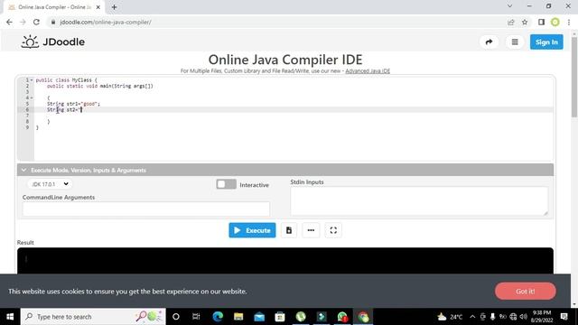 how to concatenate two strings in java in jdoodle | how to join two strings in jdoodle in java смотреть онлайн