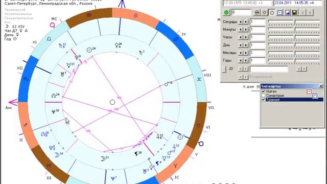 Школа Астрологии. Работа с ZET Аспекты и орбисы продолжение смотреть онлайн
