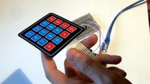 Клавиатура 4x4. Подключение к arduino