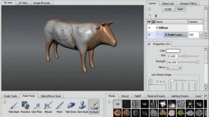 Autodesk Mudbox 2010 Dry Brush