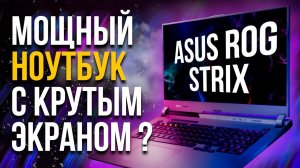 Игровой ноутбук ASUS ROG STRIX G17 G713QR-HG021 Ryzen 7 5800H RTX 3070 Laptop Обзор, разборка, тест