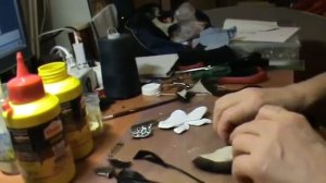 Мастер класс. Как сделать листок из кожи и меха норки