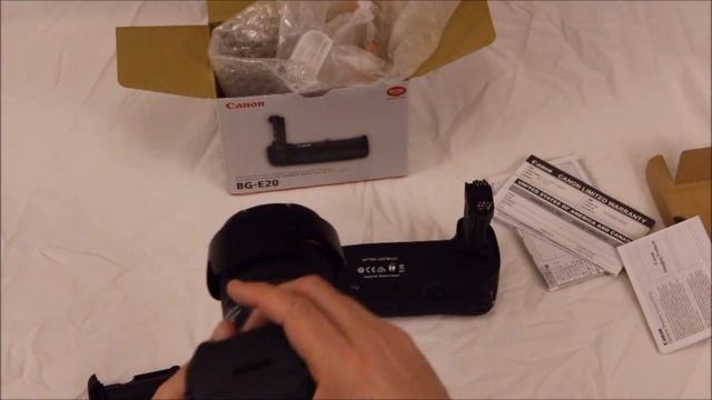 Canon 5D Mark IV Battery Grip BG-E20 Unboxing смотреть онлайн