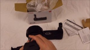 Canon 5D Mark IV Battery Grip BG-E20 Unboxing