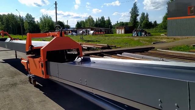 Транспортер ленточный телескопический двухсекционный ТТ 17-80Г (с гидравлическим  приводом)
