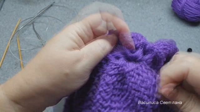 Закрытие петель верха шапки  СветланаСК