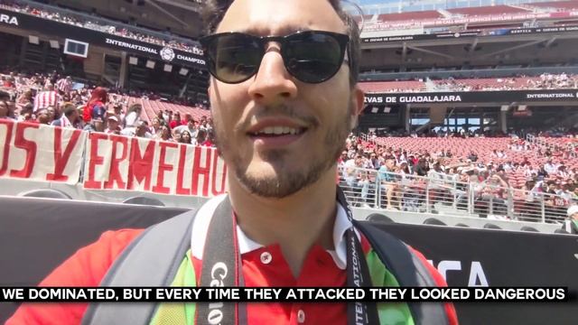 BEST DAY OF MY LIFE: Field Access at BENFICA vs Chivas - International Champions Cup Match Vlog смотреть онлайн