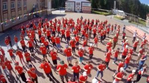 Танцевальный флешмоб, посвященный Дню защиты детей.