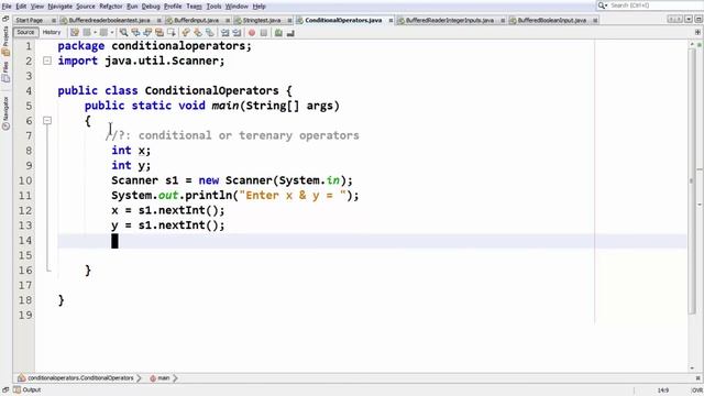 Conditional Operators in Java. смотреть онлайн