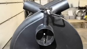 Механизм заслонки дымохода печи булерьян