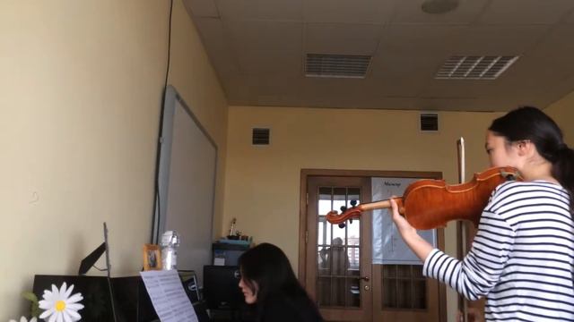 Slyamova Moldir - Эмпирическая фантазия «Тенгри» для скрипки с фортепиано смотреть онлайн