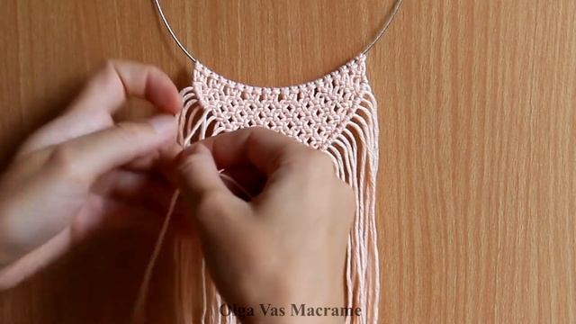 Macrame Necklace | Макраме Украшения | Macrame Necklace Tutorial | Макраме Украшения на Шею | DIY