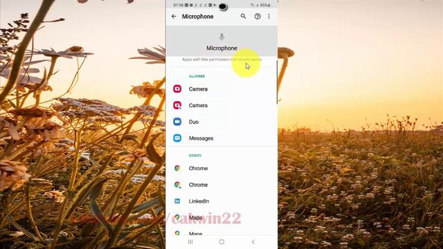 Samsung Galaxy S20 : How to set Microphone permission in specific app (Android 10) смотреть онлайн