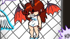 Boyfriend Dies But....? Angel Goodbye World | Swap FNF | Speedpaint.