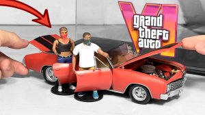 Из GTA 6 я воплотил в реальность машину и персонажей из пластилина