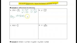 8.2 The Product and Quotient Rules: Example 2