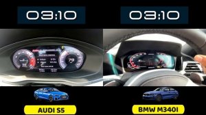 Audi S5 VS BMW M340i | Acceleration Comparison | IndianAuto.com