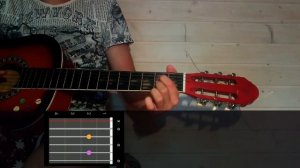 Дворовая песня-Есть красивая одна девушка на земле-разбор на гитаре