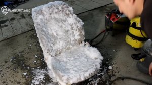 Правильная Химчистка светлого салона автомобиля своими руками. Чистка Сиденья !