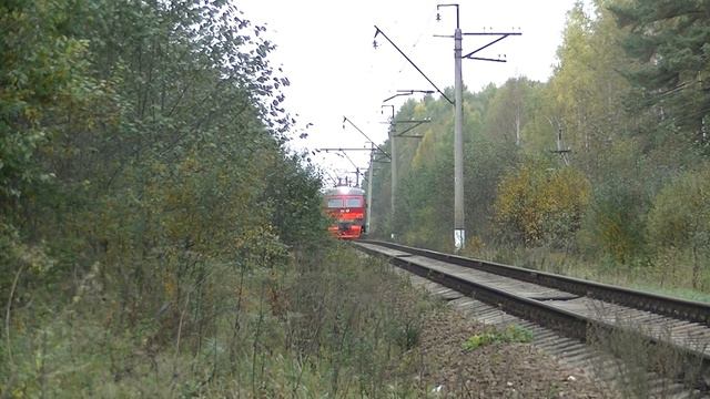 Электропоезд ЭР2Р-7048 перегон Савёлово - Талдом смотреть онлайн